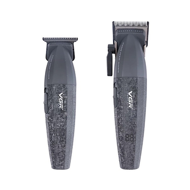 2 عدد ماشين اصلاح سر و ماشین اصلاح صورت وی جی آر کد V_640