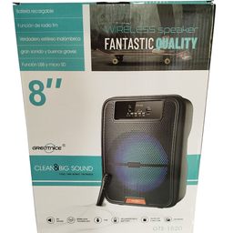 اسپیکر بلوتوثی قابل حمل گریت نایس GTS-1520