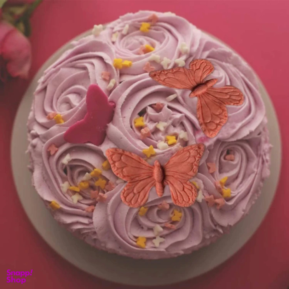 قالب فوندانت به گز طرح پروانه