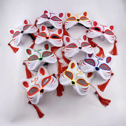 ماسک ایفای نقش مدل چراغ دار طرح روباه کد Neon1