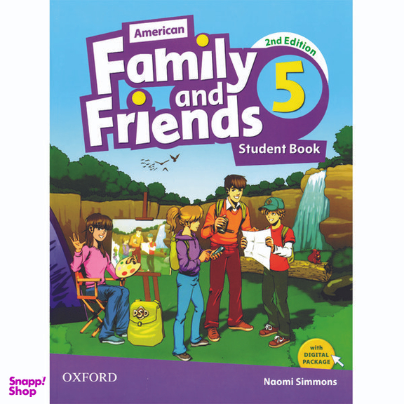 کتاب 5 American Family and Friends اثر Naomi Simmons انتشارات Oxford
