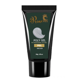 پلی ژل کاشت ناخن پرنسس کد P01 وزن 30 گرم