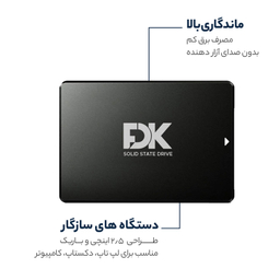 اس اس دی اینترنال فدک مدل B5 256 GB ظرفیت 256 گیگا بایت