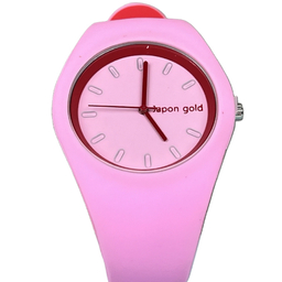 ساعت عقربه ای زنانه طرح آیس مدل Japon Gold رنگ صورتی