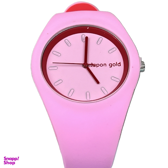 ساعت عقربه ای زنانه طرح آیس مدل Japon Gold رنگ صورتی