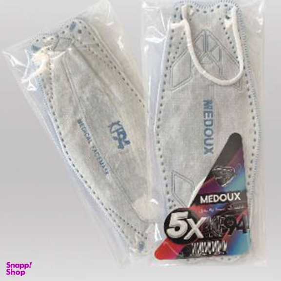 ماسک سه بعدی آبی مداکس (Medoux) بسته 25 عددی