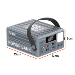 پاوربانک کانفلون مدل A45Q ظرفیت 100000 میلی آمپر ساعت