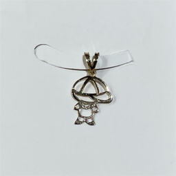 پلاک گردنبند طلا 18 عیار پسرانه کد 1523