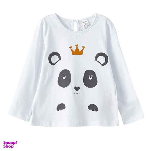 تیشرت آستین بلند نوزادی ال سی وایکیکی مدل سوپرپنبه