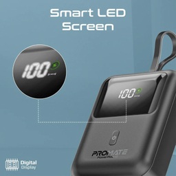 پاوربانک پرومیت مدل POWERPOD-10.BLK ظرفیت ۱۰۰۰۰ میلی آمپر ساعت