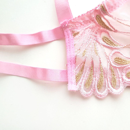 ست شورت و سوتین زنانه کارنا رز مدل فنردار کد 3389-6 رنگ صورتی