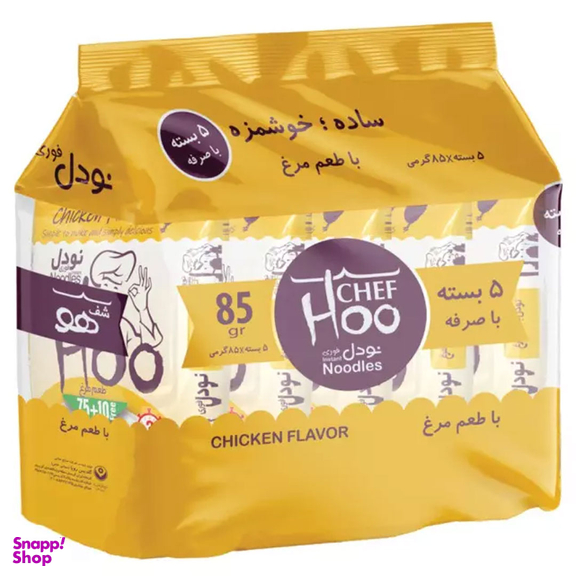 نودل شف هو طعم مرغ وزن 425 گرم بسته 5 عددی