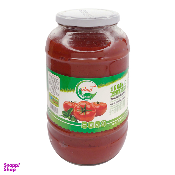 رب گوجه فرنگی طبیعی سان آیسان وزن 1500 گرم بسته 6 عددی