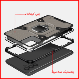 کاور مای کیس مدل harsh مناسب برای گوشی موبایل شیائومی Redmi 9C به همراه بند آویز