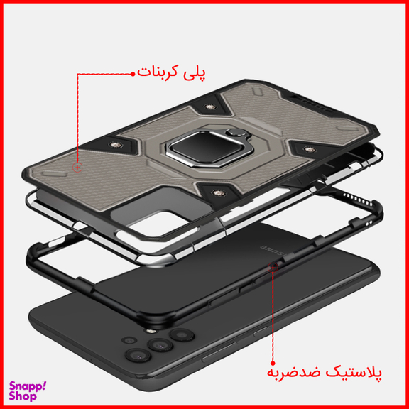 کاور مای کیس مدل harsh مناسب برای گوشی موبایل شیائومی Redmi 9C به همراه بند آویز