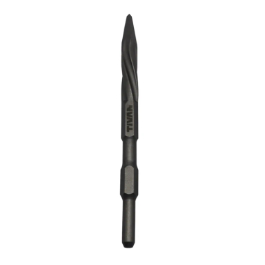 قلم شش گوش بتن کن تیوان مدل نوک تیز مارپیچ کد YP-MARPICH-PLUS-17*280MMسایز 28 سانتی متر