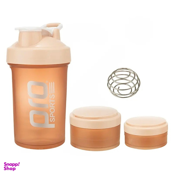 قمقمه شیکر ورزشی پرو اسپرتز مدل 3 تکه کد 40 گنجایش 500 سی سی