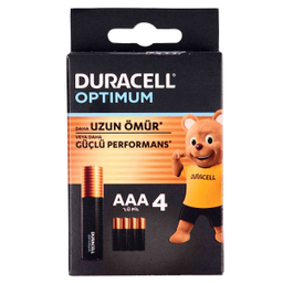 باتری نیم قلمی دوراسل مدل اوپتیموم بسته 4 عددی