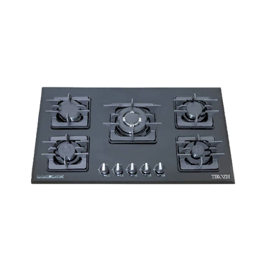 اجاق گاز شیشه ای صفحه ای پنج شعله تیروژ مدل G505c