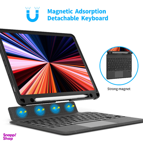 کاور و کیبورد مغناطیسی تبلت ویوو مدل Mag Touch مناسب اپل iPad 10.2/10.5-inch