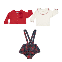 ست 3 تکه لباس دخترانه فیورلا مدل دردونه کد 24508