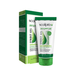 ژل شستشو صورت اسکالپیا مناسب پوست چرب و جوش دار حجم 200 میلی لیتر