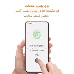 محافظ صفحه نمایش گوشی موبایل Mietubl مدل سوپر فلت فینگرپرینت مناسب سامسونگ Galaxy S24 Ultra