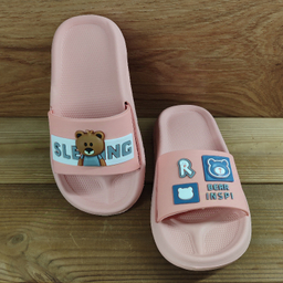 دمپایی بچگانه زیتون مدل الیت رنگ گلبهی