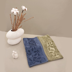 حوله دستی ارغوان مدل یاپراق سایز 80×40 سانتی متر