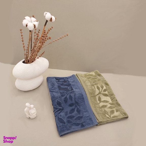 حوله دستی ارغوان مدل یاپراق سایز 80×40 سانتی متر