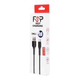 کابل شارژ USB به Type-C اف اس پی مدل C-8-BSA 2 طول 1 متر