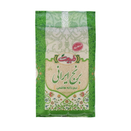 برنج نیم دانه هاشمی درجه یک طبیعت وزن 4/5 کیلوگرم