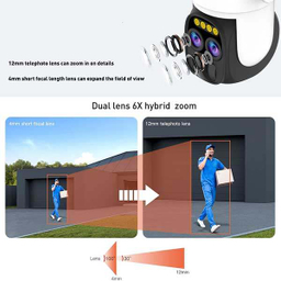 دوربین مداربسته بی سیم تحت شبکه طرح پنل خورشیدی مدل 132