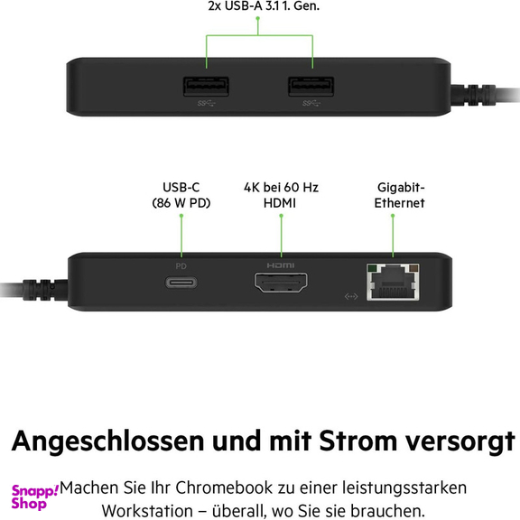 هاب پنج پورت USB-C بلکین مدل INC008btBK