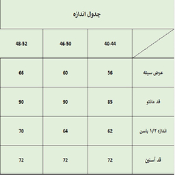 مانتو زنانه ترسه به نگار کد 251