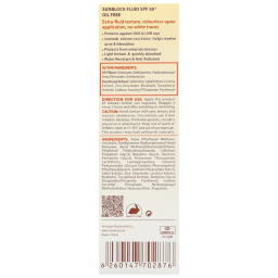 فلوئید ضد آفتاب فیزیکال بدون رنگ سان سیف مدل Acne Fluid مناسب پوست های چرب و جوشدار حجم 50 میلی لیتر