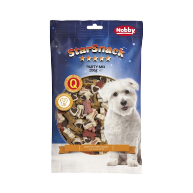 تشویقی سگ نوبی مدل premium party mix وزن 200 گرم