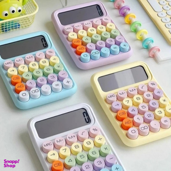 ماشین حساب مدل مینیمال طرح رنگی رنگی کد 340