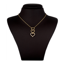 گردنبند طلا 18 عیار زنانه جواهری سون کد 2194