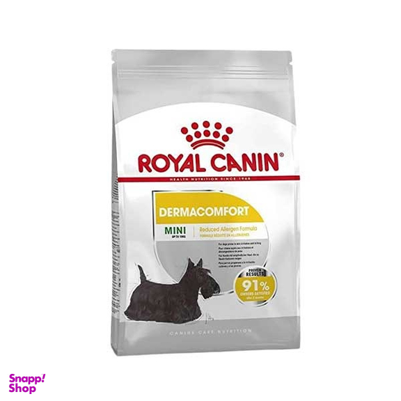 غذای خشک سگ رویال کنین مدل Derma Comfort Mini وزن 3 کیلوگرم