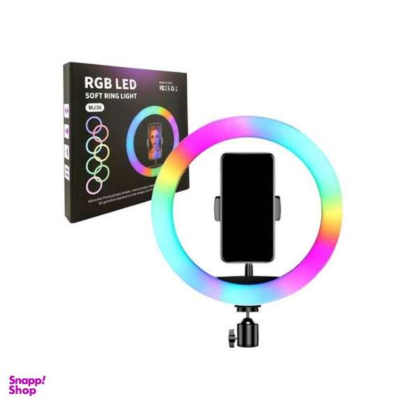 رینگ لایت RGB مدل LED MJ36 25W بدون پایه