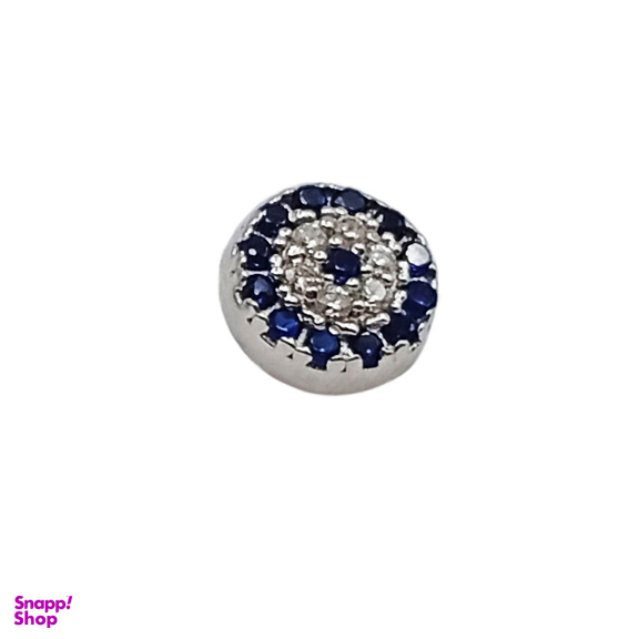 گوشواره نقره زنانه طرح چشم نظر کد G001