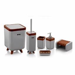 ست سرویس بهداشتی اطلس مدل ژیوار مجموعه 6 عددی