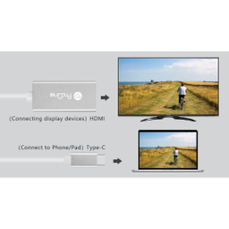 مبدل USB-C به HDMI پرووان مدل PHU555