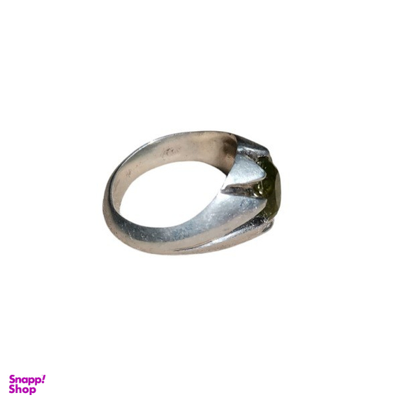 انگشتر نقره مردانه مدل زبرجد شش چنگ