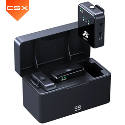 میکروفن یقه ای بی سیم مدل SX63 Pro مجموعه 3 عددی