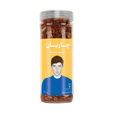 موسلی صبحانه فندوق و نوتلا چاربان وزن 380 گرم