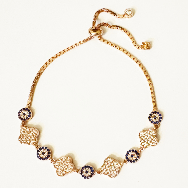 دستبند نقره زنانه گیرا طرح ونکلیف کد G0583