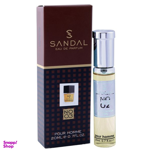 عطر جیبی مردانه صندل مدل La Collection M7 حجم 20 میلی لیتر