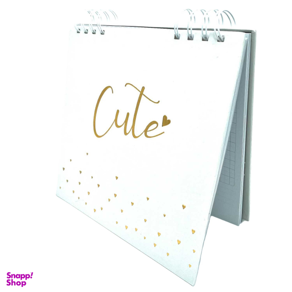دفتر 120 برگ خشتی مدل Cute